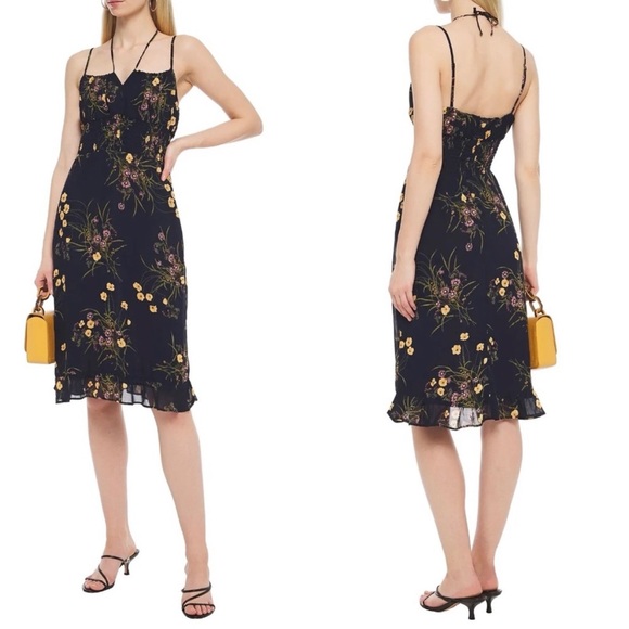 Reformation Genie Ruffle Smock Dress - Picture 2 of 12